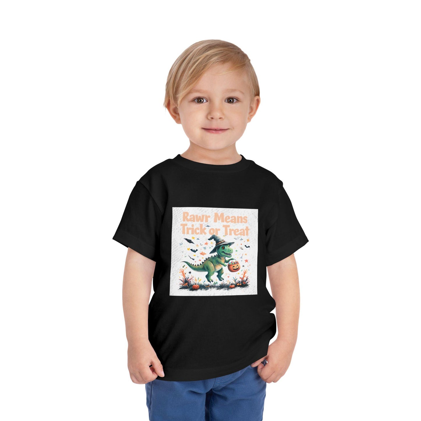 Toddler Halloween Dino Tee - Cute Trick or Treat Graphic, Kids Halloween Costume, Toddler Gift, Fall Celebration Outfit, Sweet Monster [...]