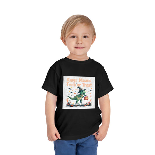 Toddler Halloween Dino Tee - Cute Trick or Treat Graphic, Kids Halloween Costume, Toddler Gift, Fall Celebration Outfit, Sweet Monster [...]