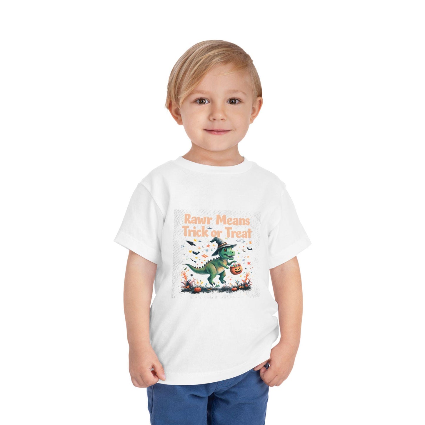 Toddler Halloween Dino Tee - Cute Trick or Treat Graphic, Kids Halloween Costume, Toddler Gift, Fall Celebration Outfit, Sweet Monster [...]