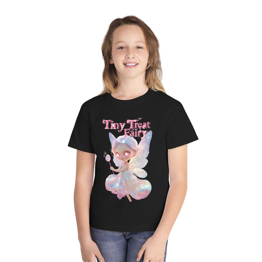 Tiny Treat Fairy Youth Tee: Magical Kids Graphic Shirt