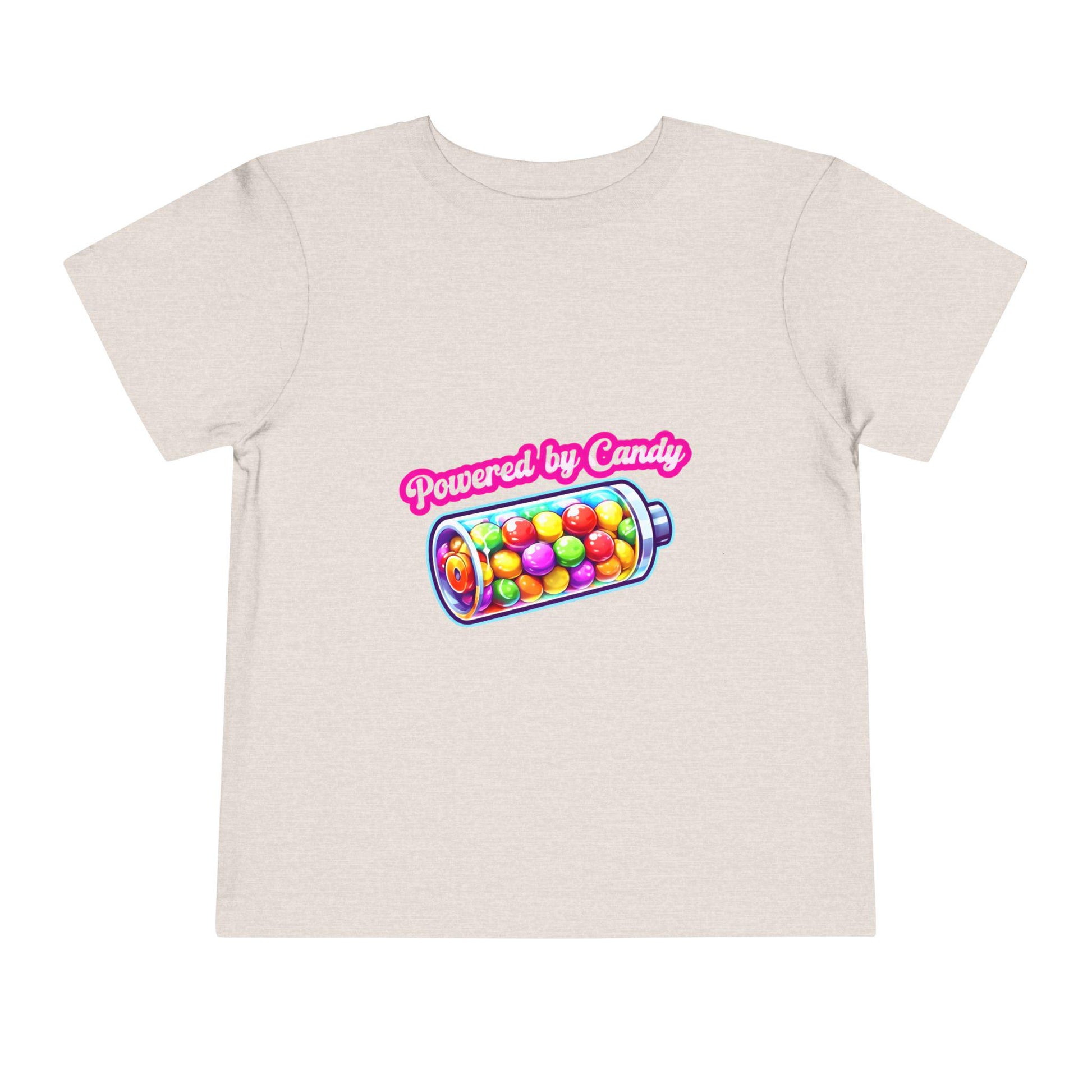 Toddler "Powered by Candy" Tee: Playful Kids' Fashion