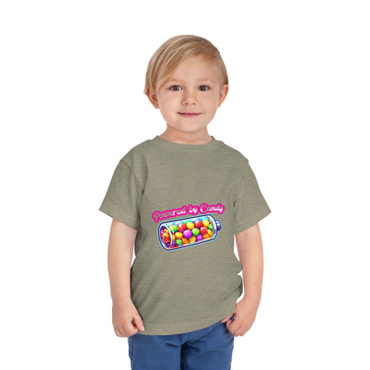 Toddler "Powered by Candy" Tee: Playful Kids' Fashion