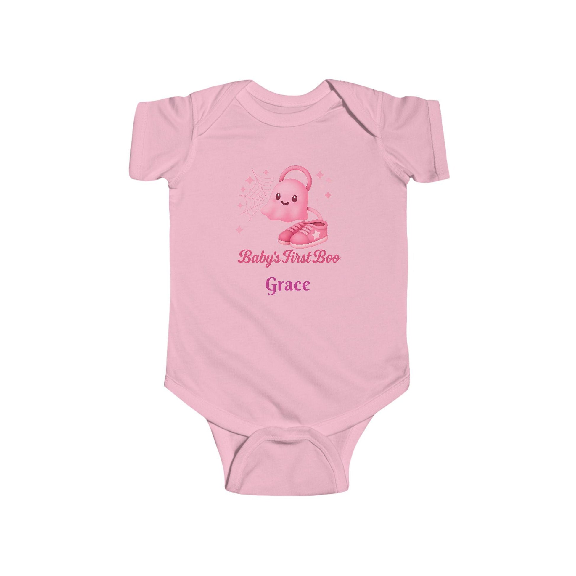 Baby's First Boo Bodysuit: Newborn Girl Halloween Outfit