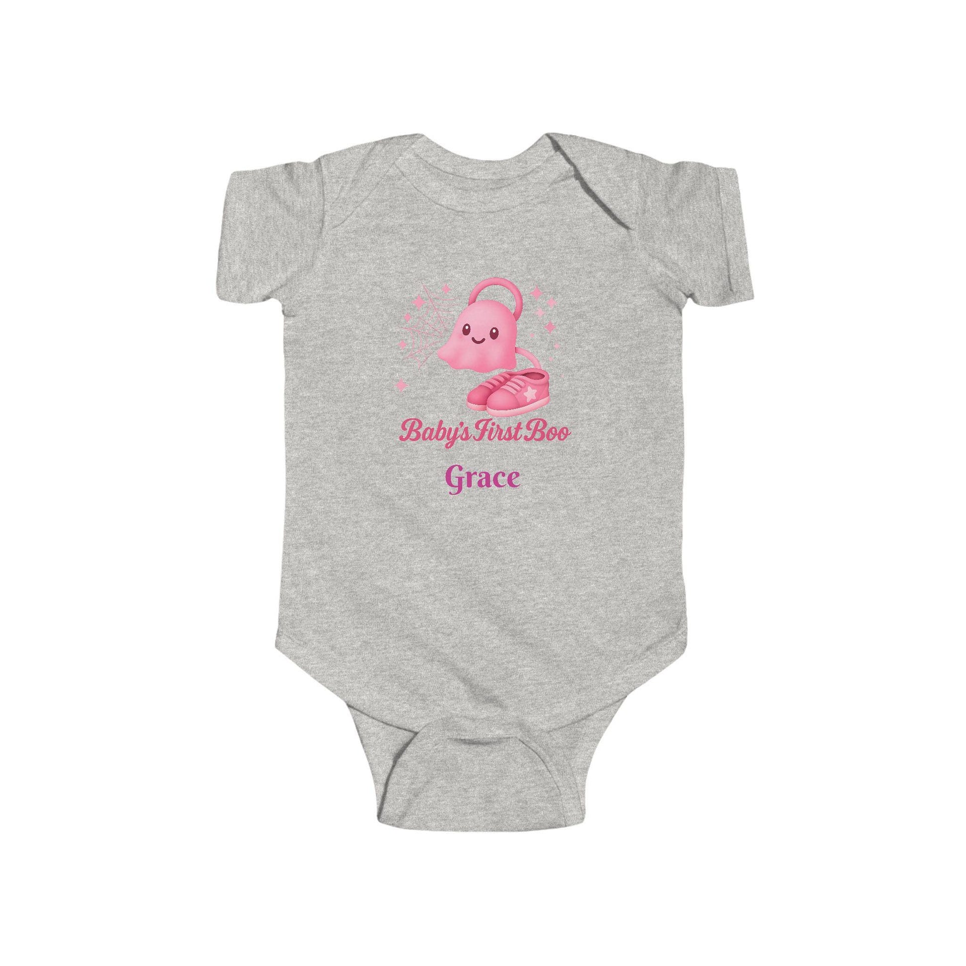Baby's First Boo Bodysuit: Newborn Girl Halloween Outfit