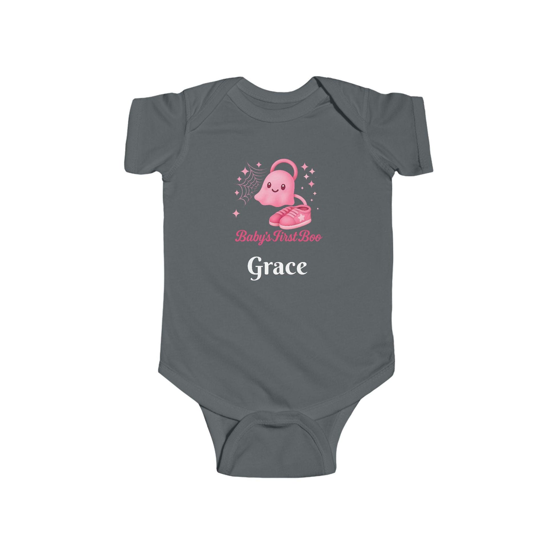 Baby's First Boo Bodysuit: Newborn Girl Halloween Outfit