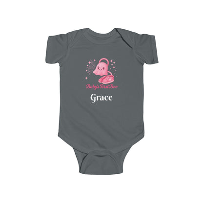 Baby's First Boo Bodysuit: Newborn Girl Halloween Outfit