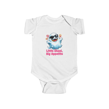 Cute Halloween Baby Bodysuit - "Little Ghoul, Big Appetites" - Infant Costume, Baby Shower Gift, Festive Outfit, Trick or Treat, Fall [...]