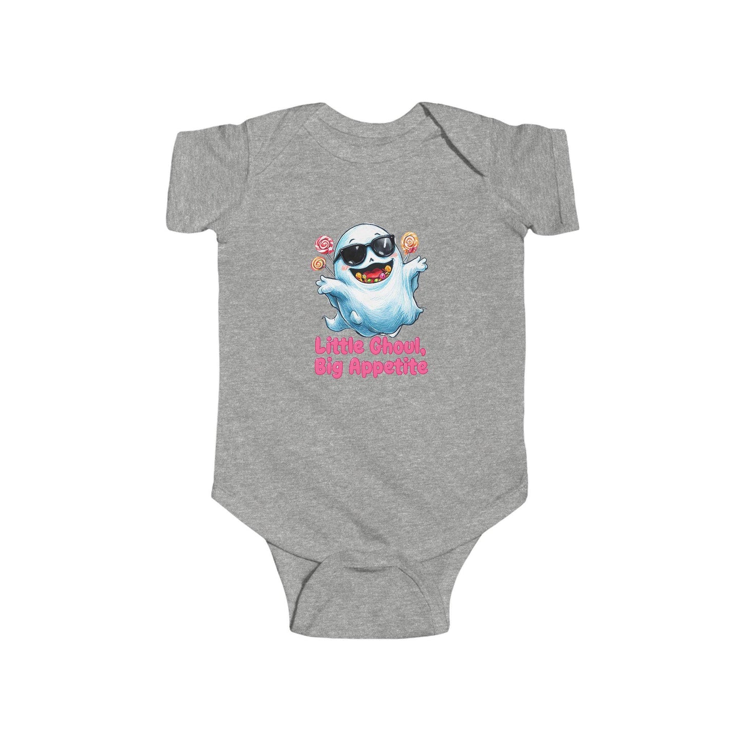 Cute Halloween Baby Bodysuit - "Little Ghoul, Big Appetites" - Infant Costume, Baby Shower Gift, Festive Outfit, Trick or Treat, Fall [...]