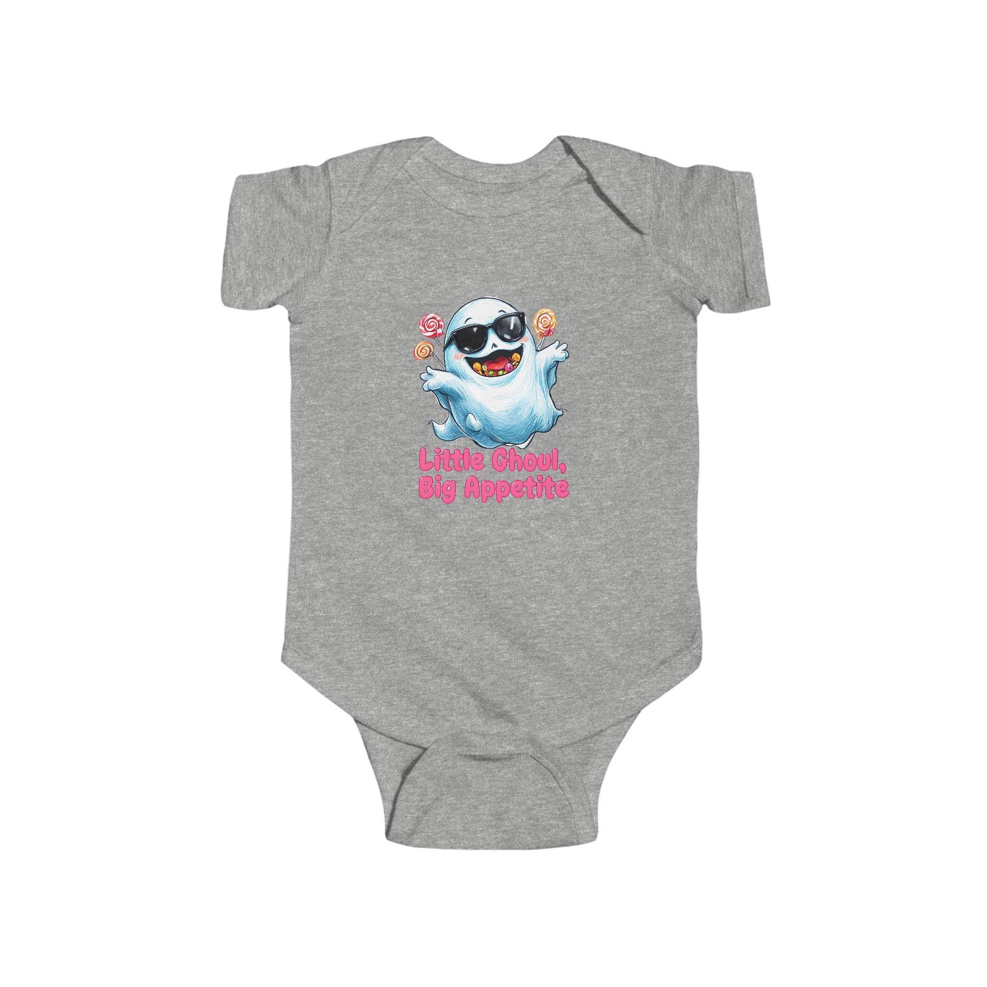 Cute Halloween Baby Bodysuit - "Little Ghoul, Big Appetites" - Infant Costume, Baby Shower Gift, Festive Outfit, Trick or Treat, Fall [...]