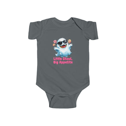 Cute Halloween Baby Bodysuit - "Little Ghoul, Big Appetites" - Infant Costume, Baby Shower Gift, Festive Outfit, Trick or Treat, Fall [...]