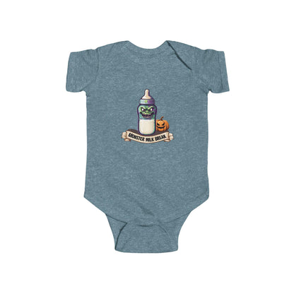 Funny Halloween Infant Bodysuit: Monster Milk Break Outfit