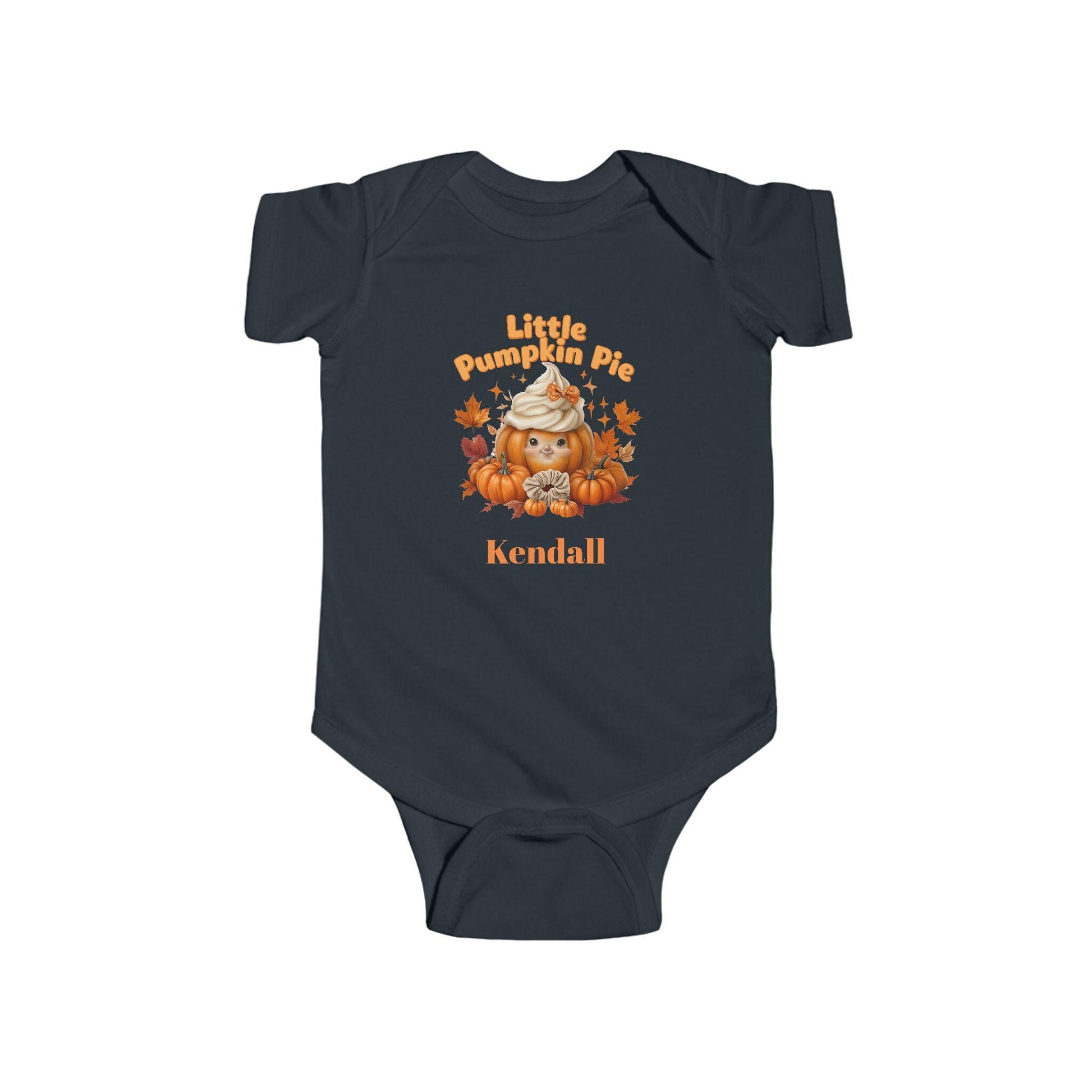Cute Infant Bodysuit with 'Little Pumpkin' Design for Fall, Halloween Outfit, Baby Shower Gift, Toddler Apparel, Personalized Baby Clothes