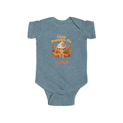 Cute Infant Bodysuit with 'Little Pumpkin' Design for Fall, Halloween Outfit, Baby Shower Gift, Toddler Apparel, Personalized Baby Clothes