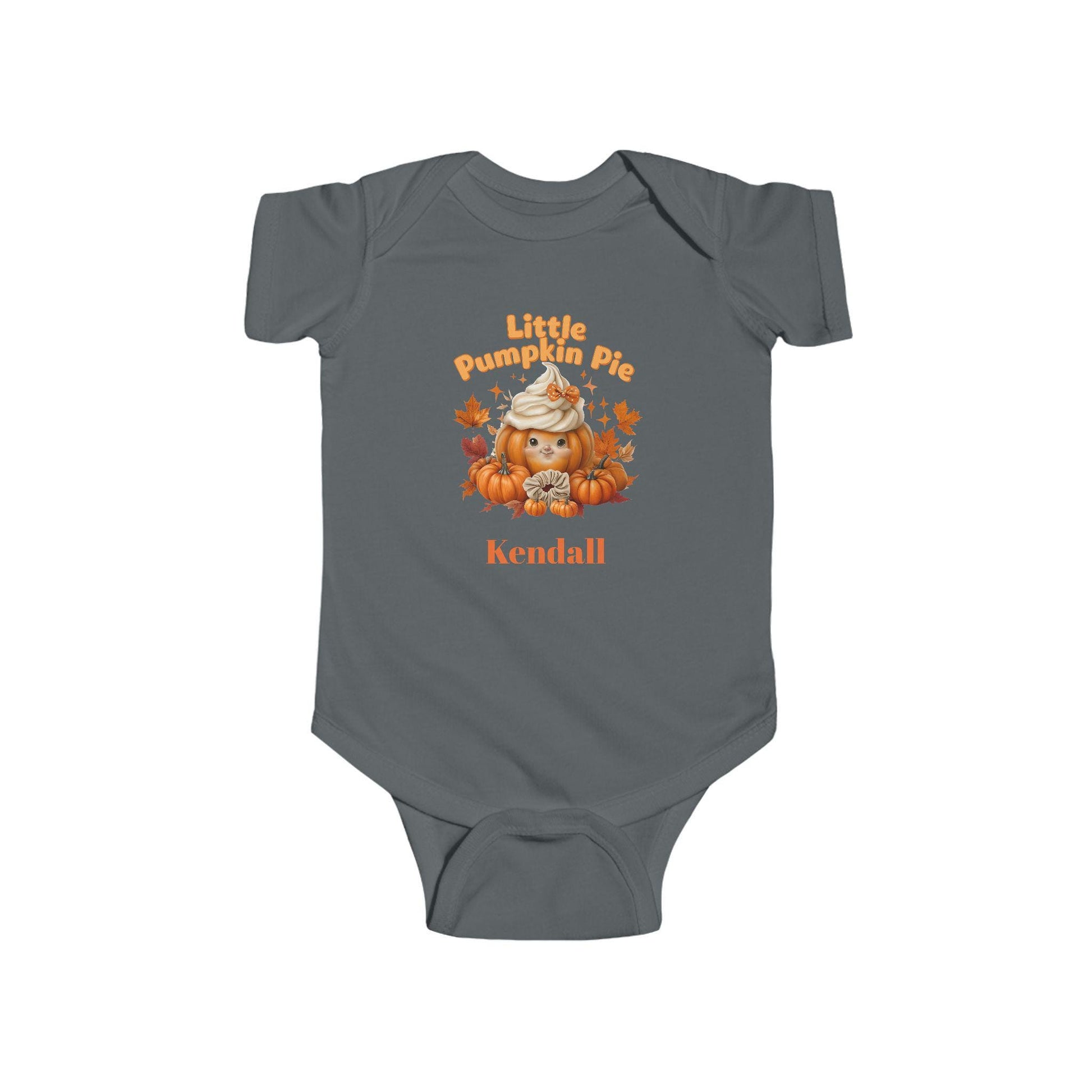 Cute Infant Bodysuit with 'Little Pumpkin' Design for Fall, Halloween Outfit, Baby Shower Gift, Toddler Apparel, Personalized Baby Clothes