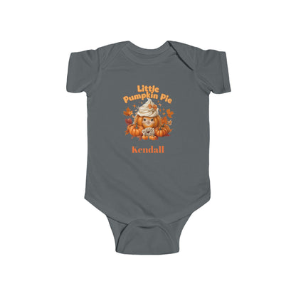 Cute Infant Bodysuit with 'Little Pumpkin' Design for Fall, Halloween Outfit, Baby Shower Gift, Toddler Apparel, Personalized Baby Clothes