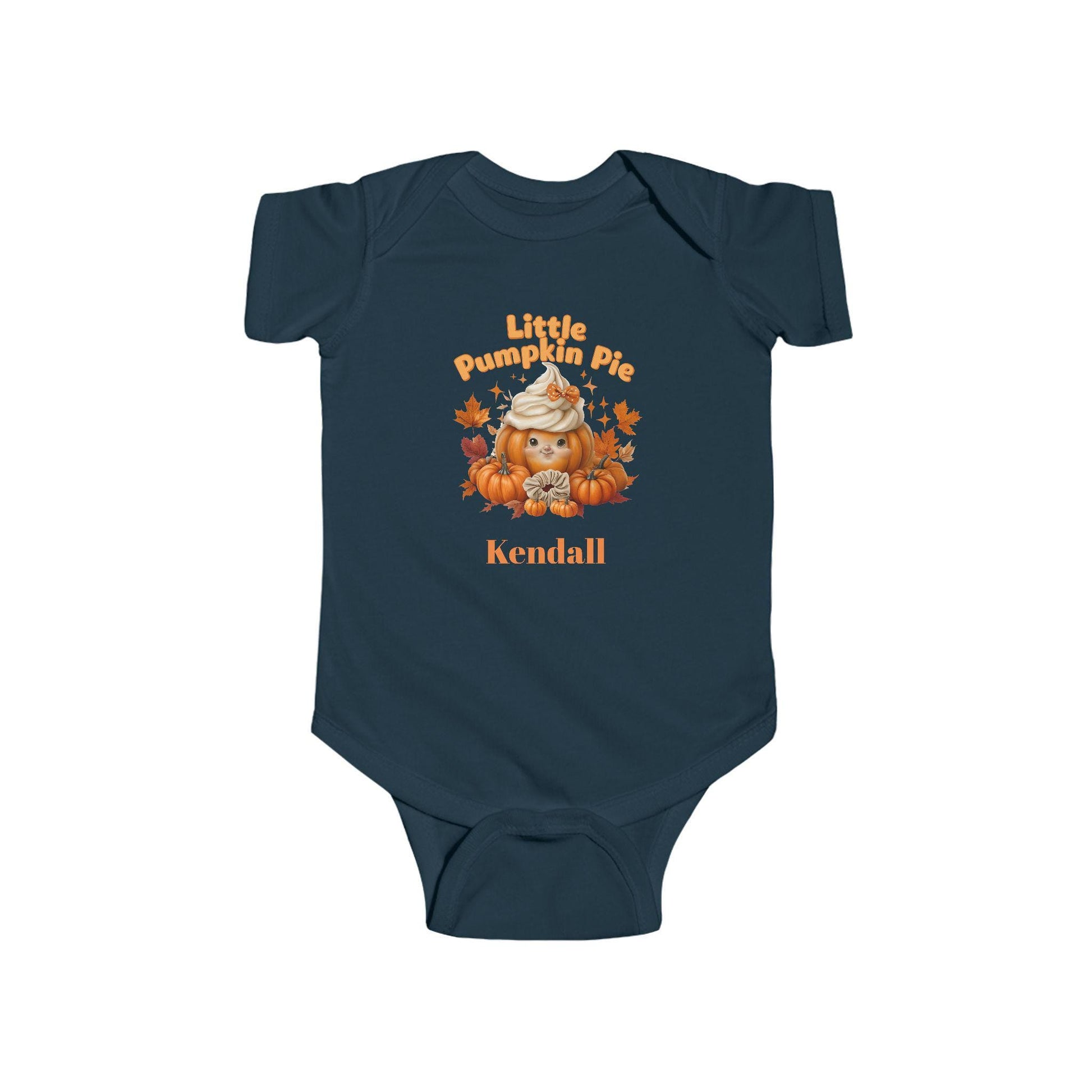 Cute Infant Bodysuit with 'Little Pumpkin' Design for Fall, Halloween Outfit, Baby Shower Gift, Toddler Apparel, Personalized Baby Clothes
