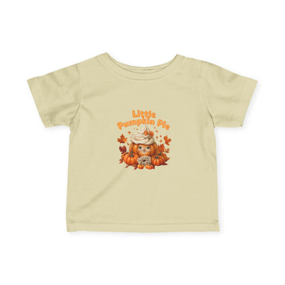 Adorable Infant Tee for Fall Celebrations Cute Baby T-Shirt, Halloween Outfit, Little Pumpkin Pie Shirt, Seasonal Clothes