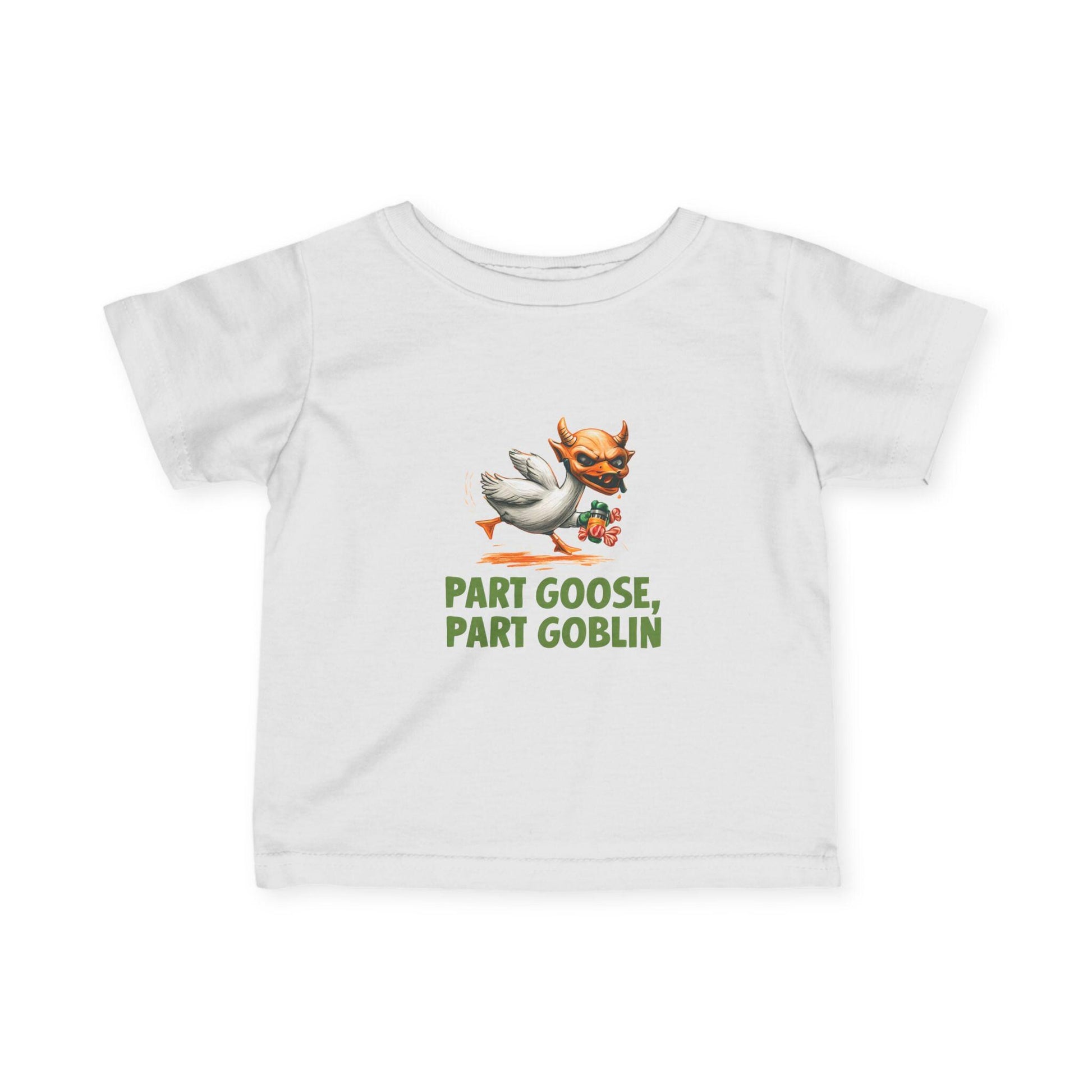 Whimsical Infant Tee - "Part Goose, Part Goblin" | Cute Baby Shirt, Gift for New Parents, Toddler Humor Tee, Playful Kids Apparel, [...]