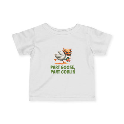 Whimsical Infant Tee - "Part Goose, Part Goblin" | Cute Baby Shirt, Gift for New Parents, Toddler Humor Tee, Playful Kids Apparel, [...]