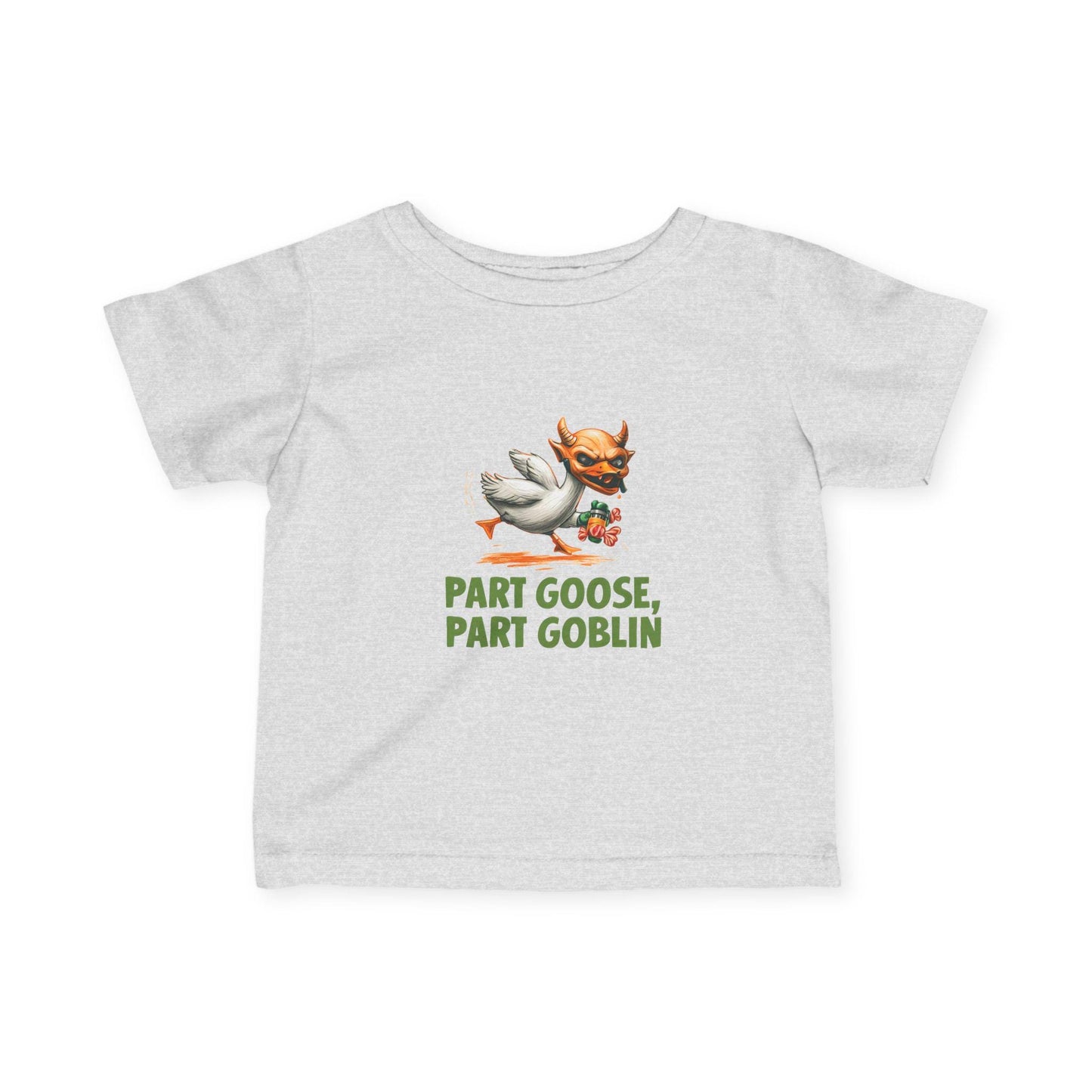 Whimsical Infant Tee - "Part Goose, Part Goblin" | Cute Baby Shirt, Gift for New Parents, Toddler Humor Tee, Playful Kids Apparel, [...]