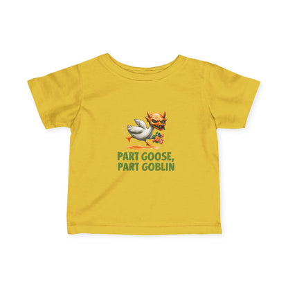 Whimsical Infant Tee - "Part Goose, Part Goblin" | Cute Baby Shirt, Gift for New Parents, Toddler Humor Tee, Playful Kids Apparel, [...]