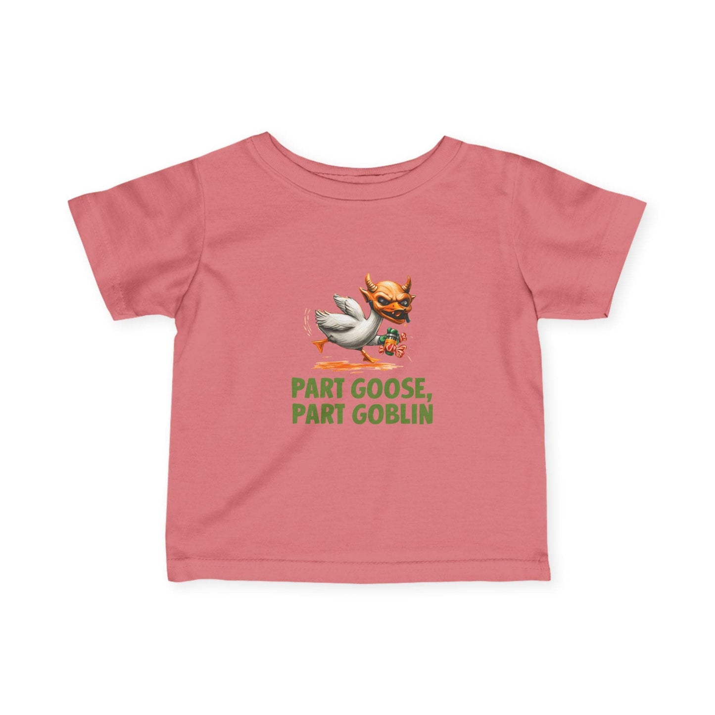 Whimsical Infant Tee - "Part Goose, Part Goblin" | Cute Baby Shirt, Gift for New Parents, Toddler Humor Tee, Playful Kids Apparel, [...]