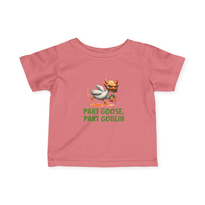 Whimsical Infant Tee - "Part Goose, Part Goblin" | Cute Baby Shirt, Gift for New Parents, Toddler Humor Tee, Playful Kids Apparel, [...]