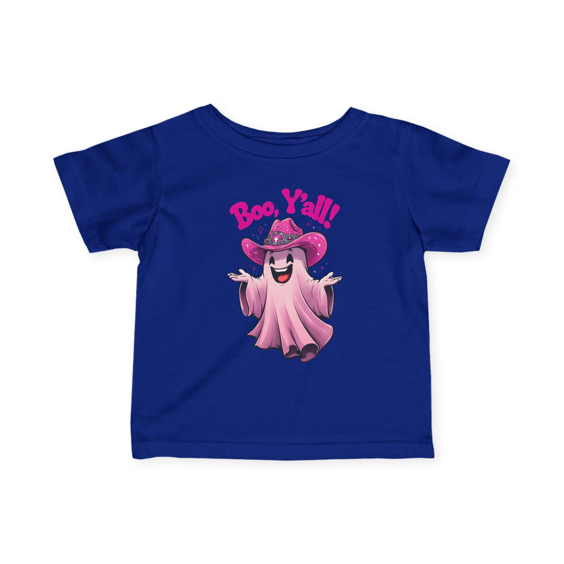 Boo Y'all Infant Tee, Cute Halloween Shirt, Toddler Ghost Top, Baby Ghoul Outfit, Kids Halloween Apparel, Spooky Birthday Gift