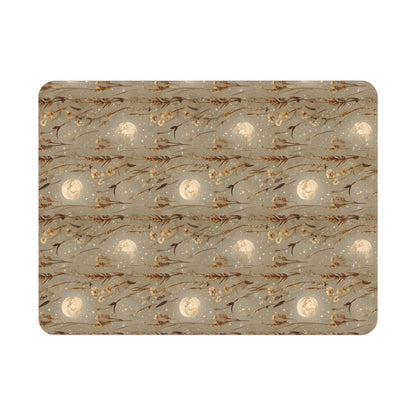 Whimsical Moonlit Fleece Toddler Blanket: Cozy Nursery Decor