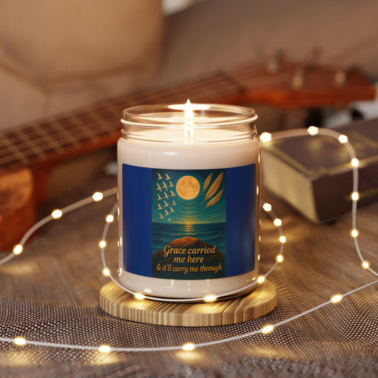 Serenity Scented Soy Candle: Aromatherapy Home Decor, Relaxing Gift