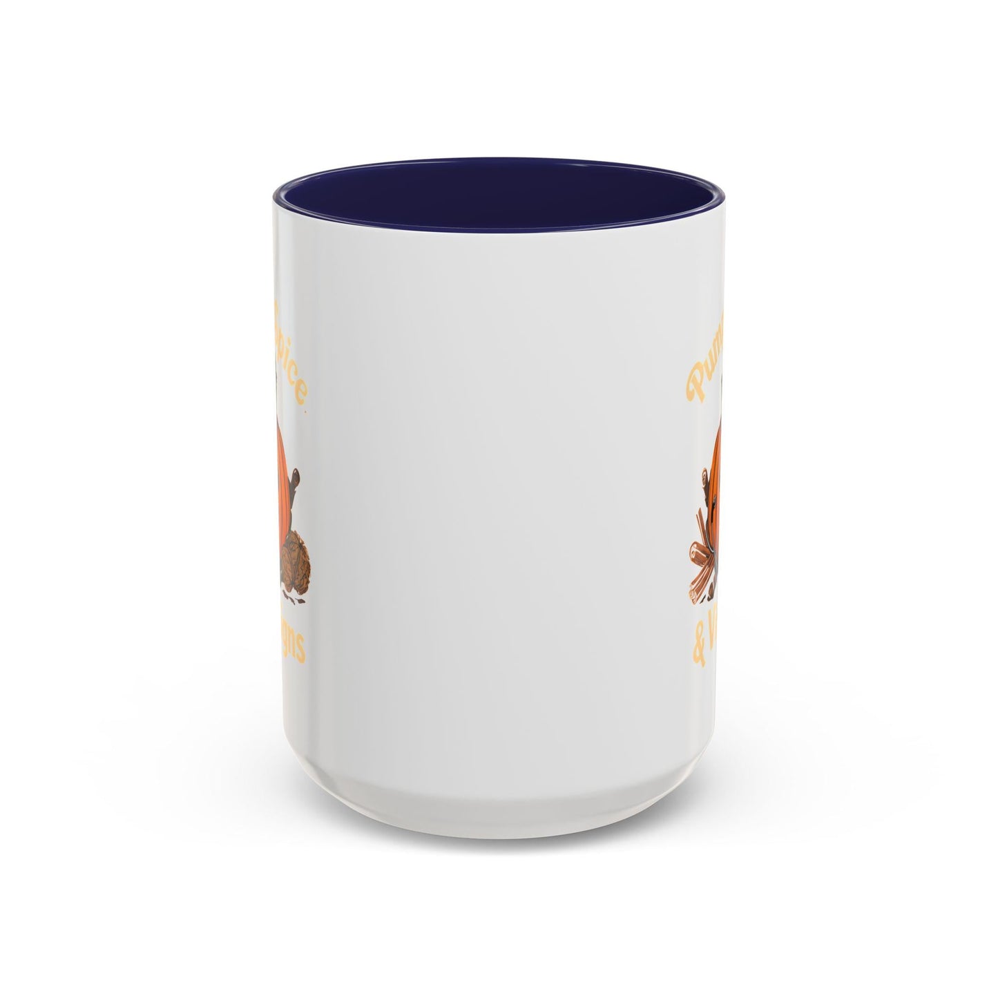 Pumpkin Spice Coffee Mug: Vibrant Ceramic Fall Decor