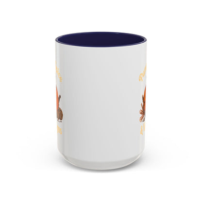 Pumpkin Spice Coffee Mug: Vibrant Ceramic Fall Decor