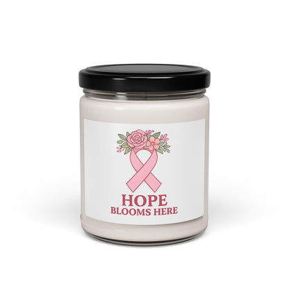 Hope Scented Soy Candle: Breast Cancer Awareness Gift, Home Fragrance