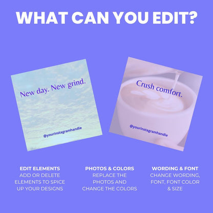 100 Morning Motivation Canva Templates | Sunrise Quote Bundle Editable