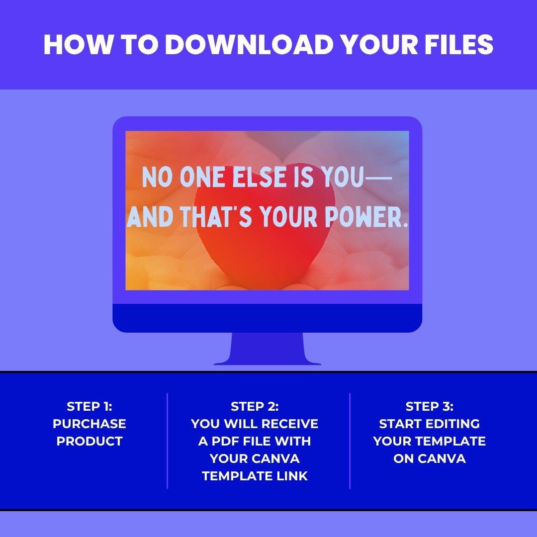 100 Self-Love & Confidence Canva Templates | Empowering Quote Bundle Editable