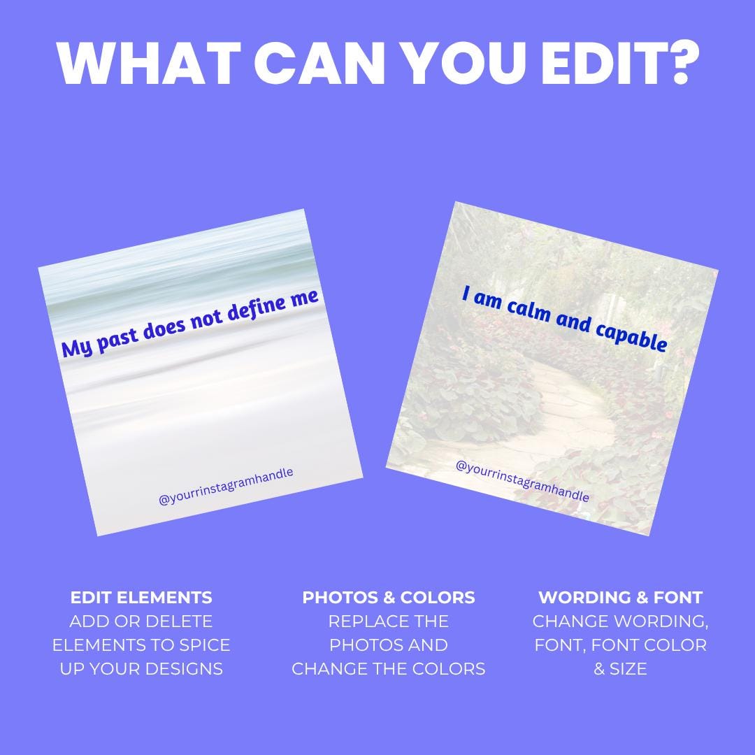 100 Sobriety & Recovery Canva Templates | Addiction Affirmation Quotes, Healing Quotes,