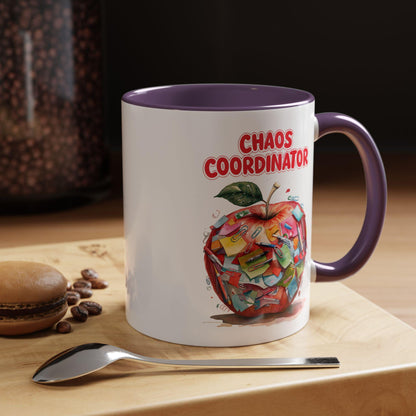 Chaos Coordinator Coffee Mug - Fun Gift for Teachers, Office Decor, Teacher Appreciation, Funny Coffee Cup, Classroom Supplies