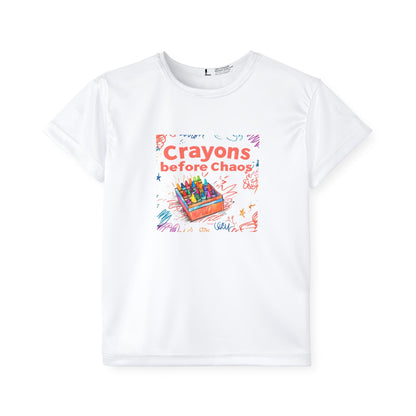 Kids Sports Jersey: Creative Crayons Design - Fun Playwear