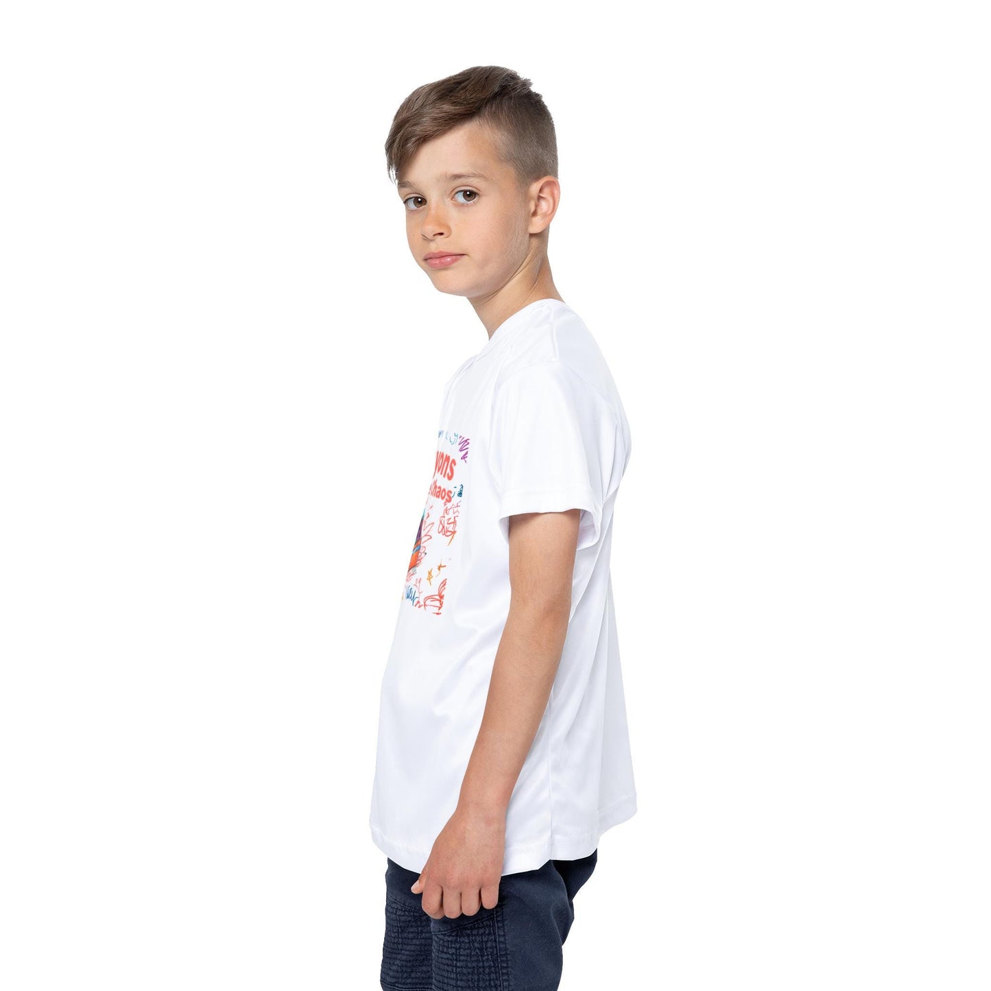Kids Sports Jersey: Creative Crayons Design - Fun Playwear