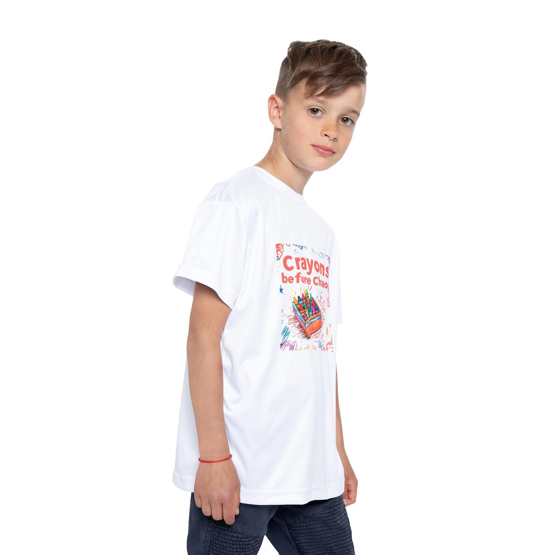 Kids Sports Jersey: Creative Crayons Design - Fun Playwear