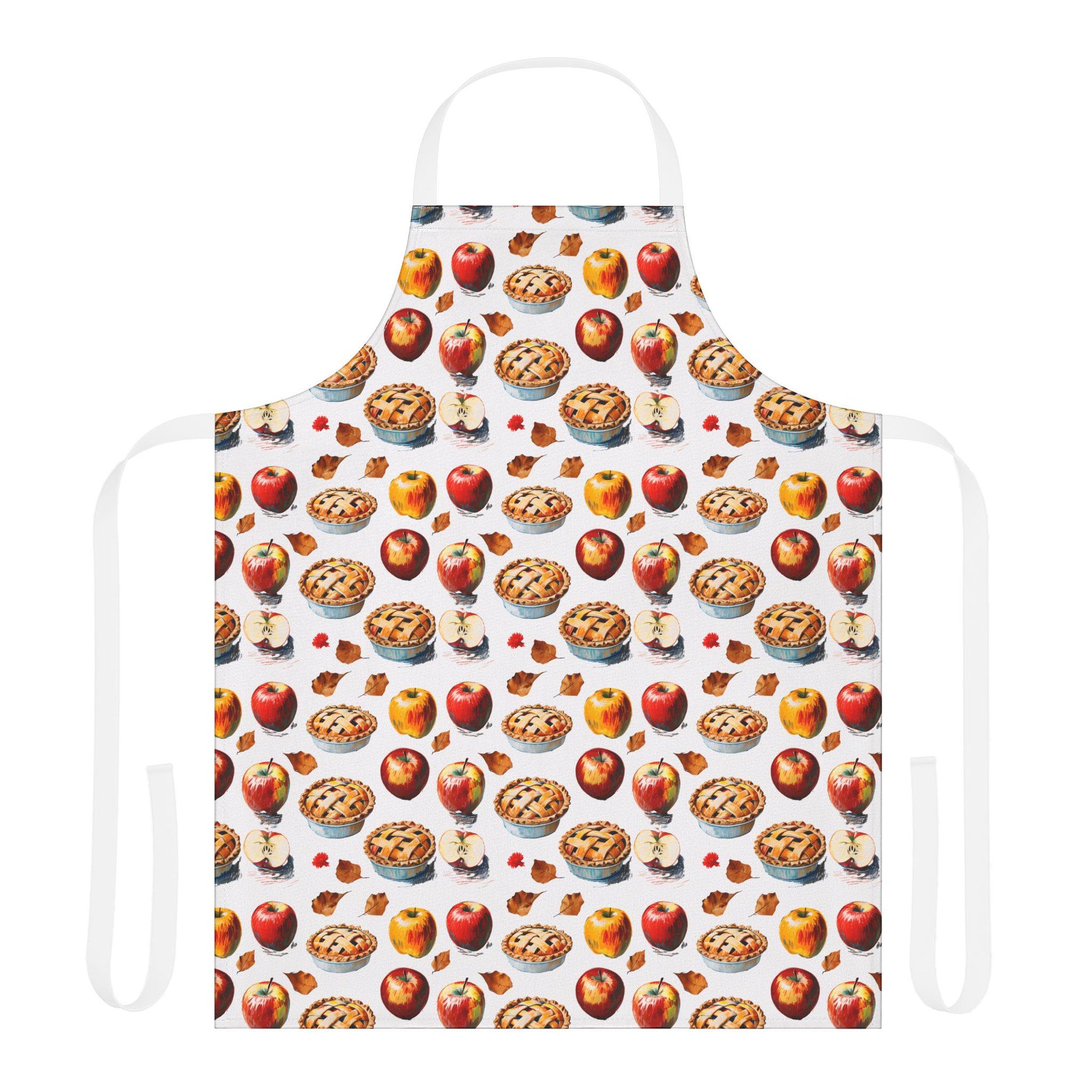 Apple Pie Apron: Stain-Free Polyester Canvas, Baking Gift
