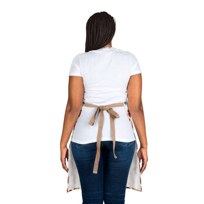 Apple Pie Apron: Stain-Free Polyester Canvas, Baking Gift