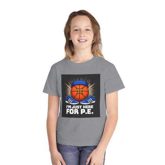 Youth Basketball Graphic Tee: Motivational Kids Sports Shirt