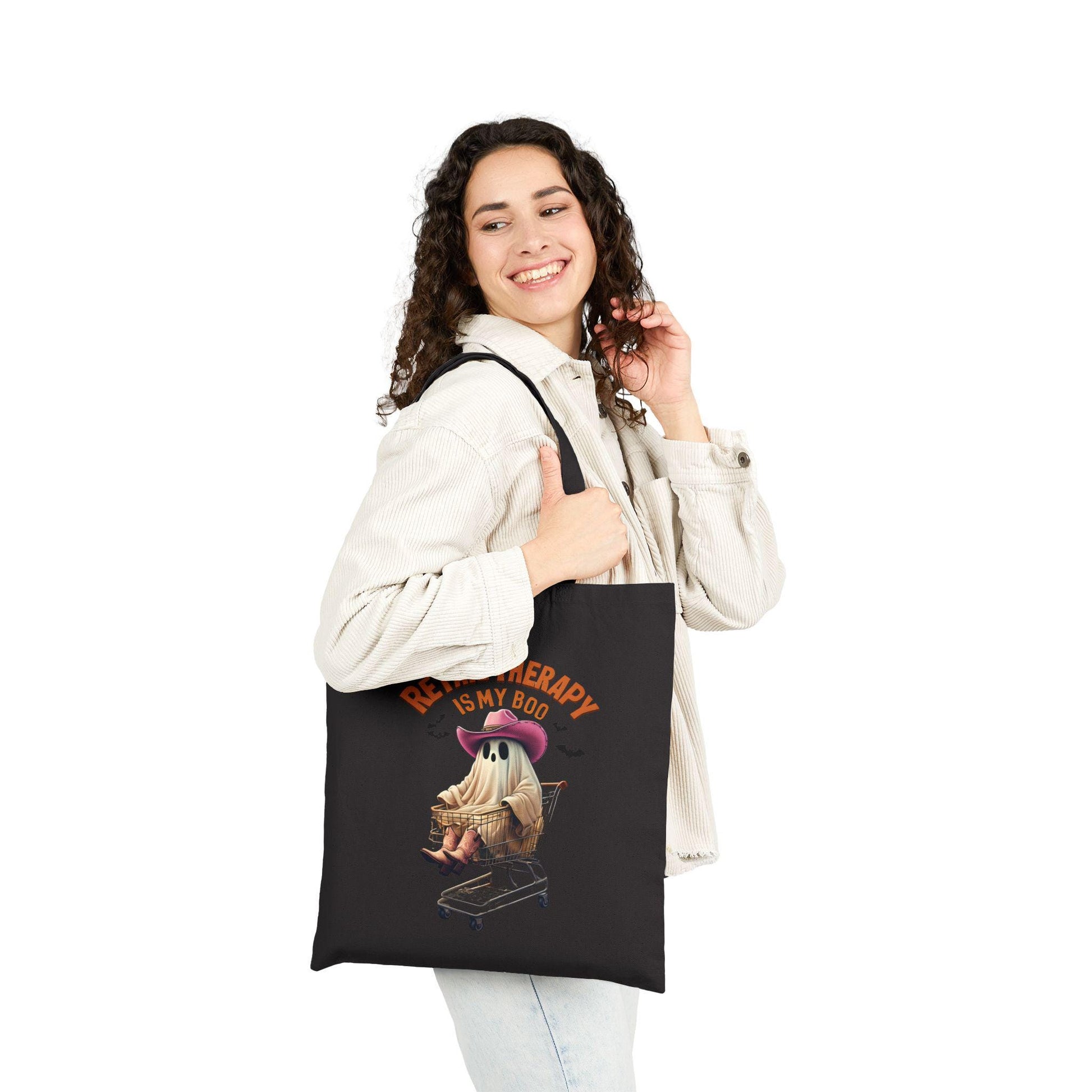 Retail Therapy Cotton Canvas Tote Bag | Cute Shopper Gift, Eco-Friendly Reusable Bag, Fun Grocery Tote, Everyday Carry-All, Shopping [...]