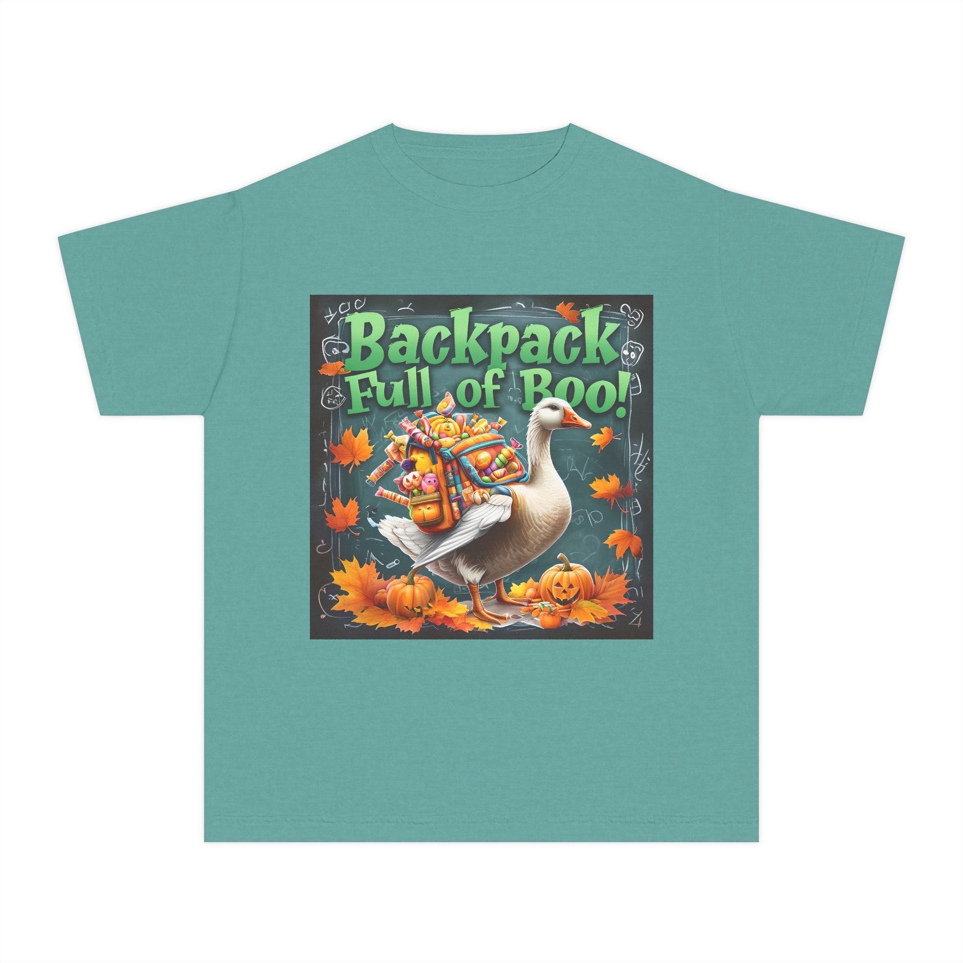 Backpack Full of Boo Youth Tee: Fun Halloween Shirt for Kids