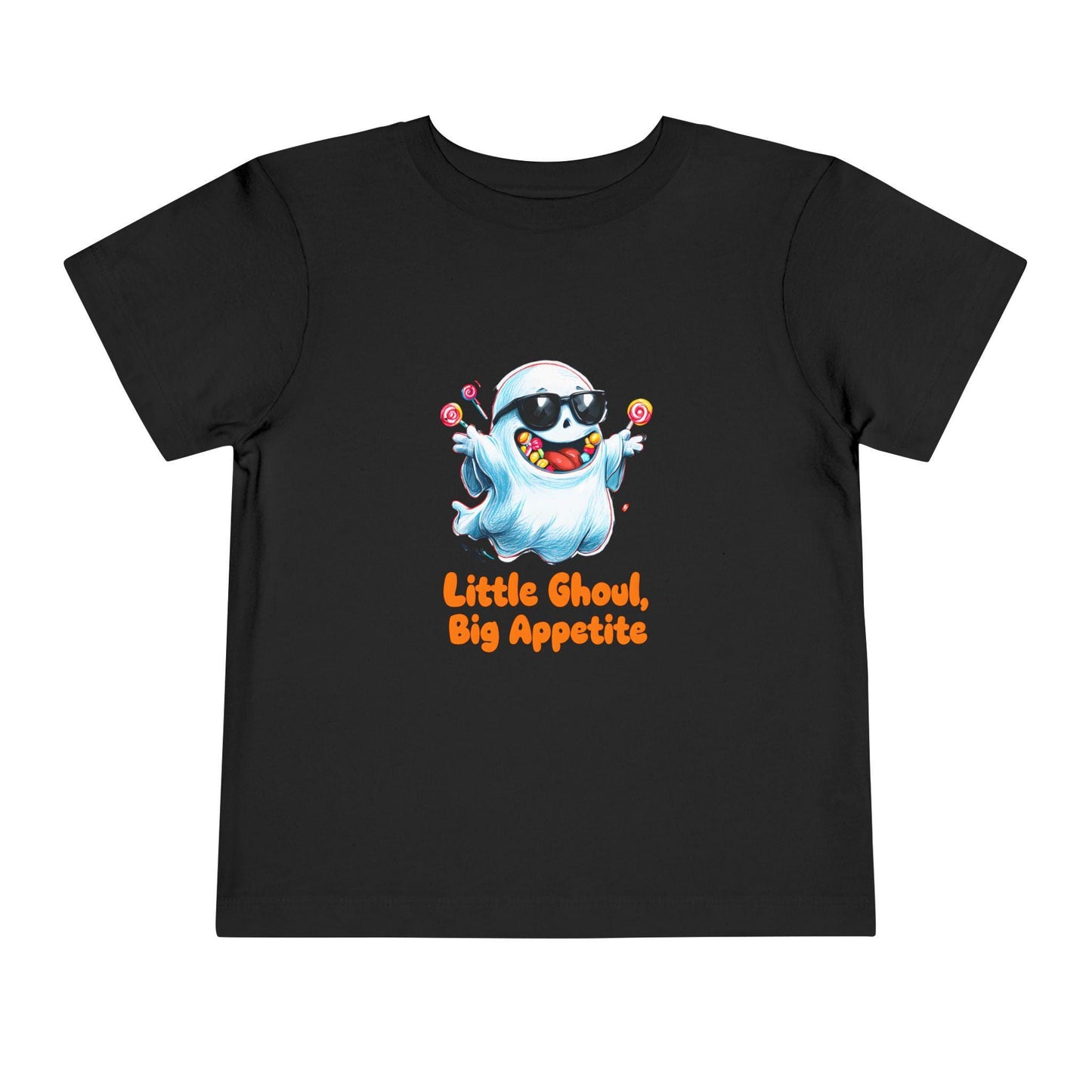 Toddler Halloween T-Shirt: Little Ghoul Big Appetite, Spooky Fun