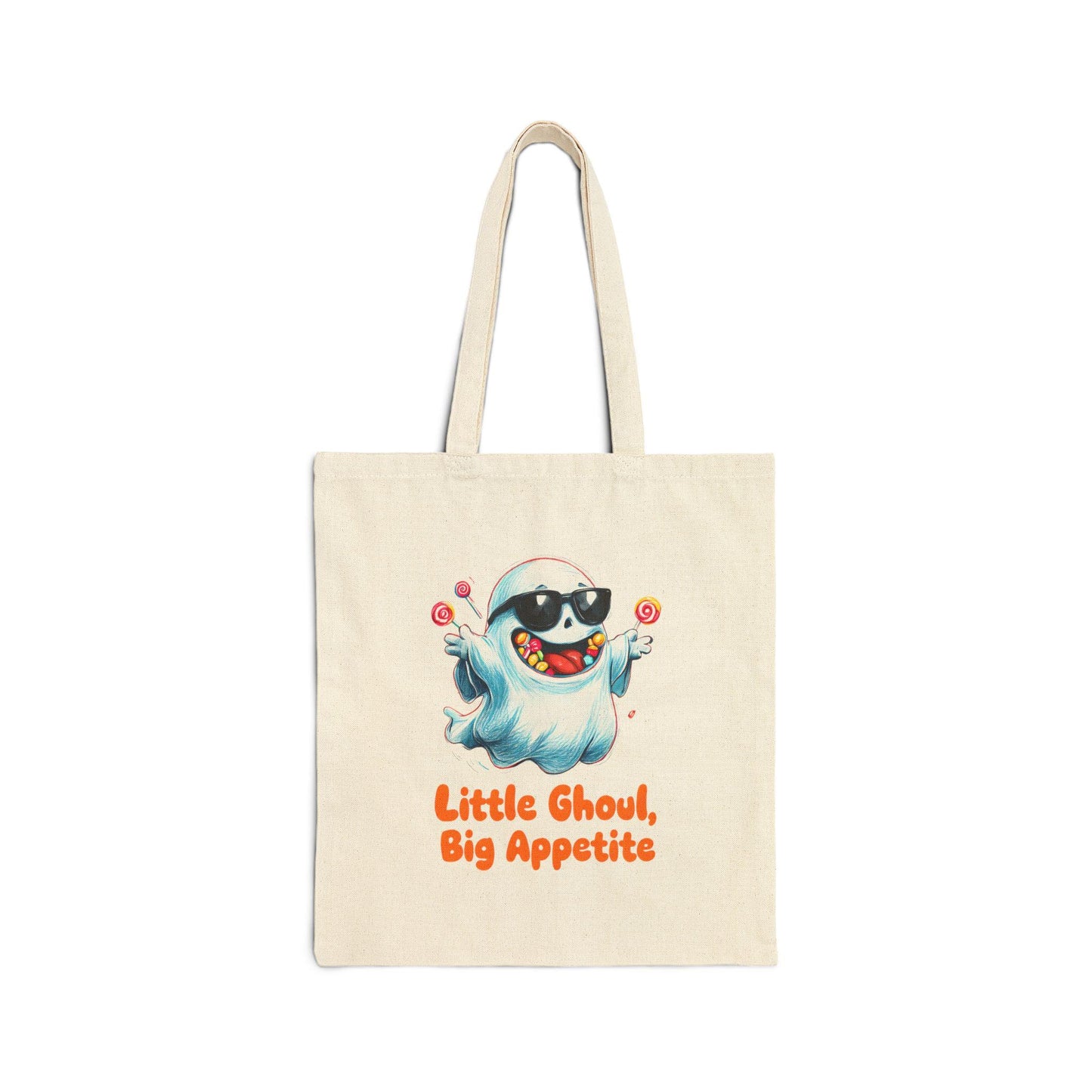 Halloween Tote Bag for Kids: Personalized Ghoul Design, Eco-Friendly Canvas