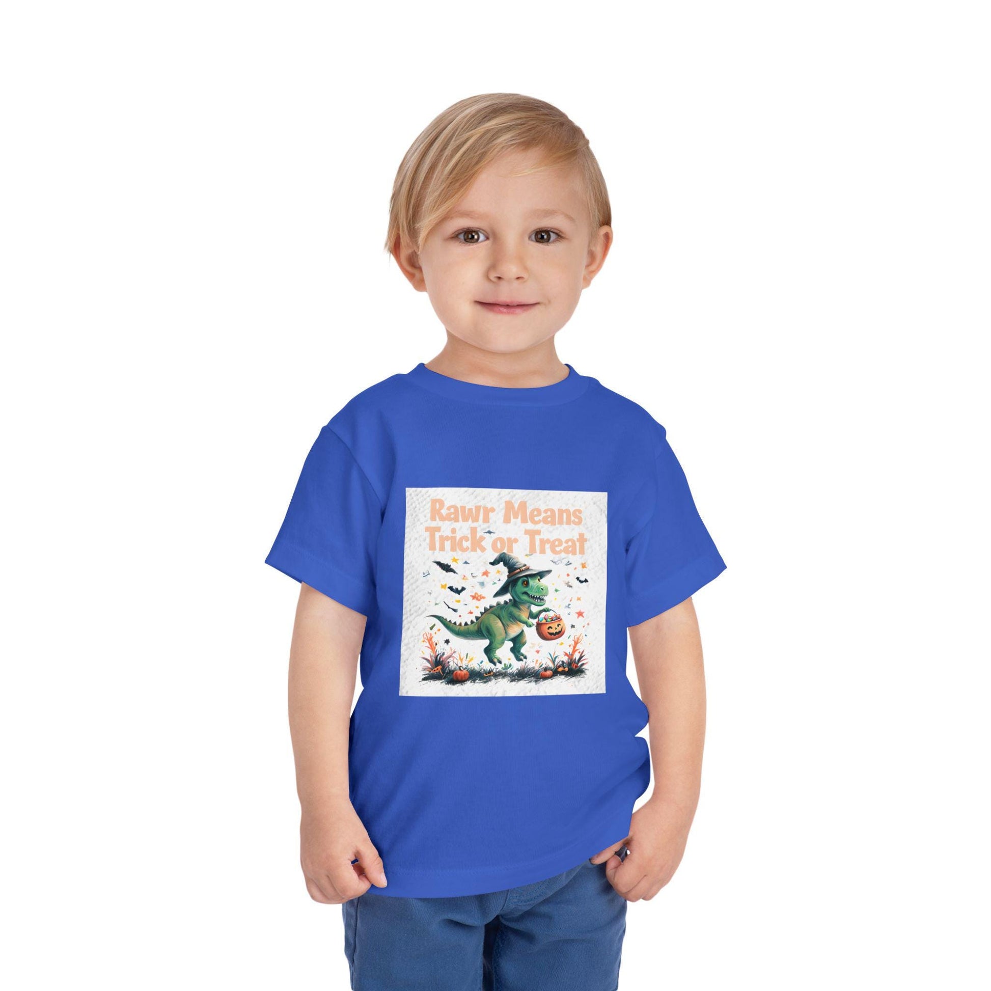 Toddler Halloween Dino Tee - Cute Trick or Treat Graphic, Kids Halloween Costume, Toddler Gift, Fall Celebration Outfit, Sweet Monster [...]