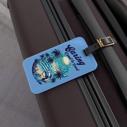 Vintage Travel Nurse Acrylic Luggage Tag: Beach Theme Miami Accessory