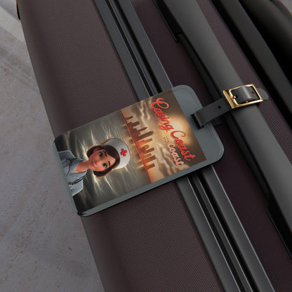 Nurse Luggage Tag: Acrylic Travel Accessory with Leather Strap